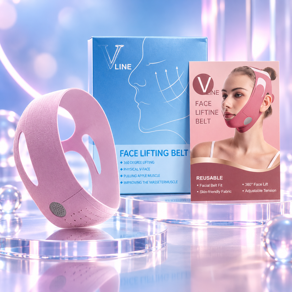 Banda Facial de Efecto Lifting